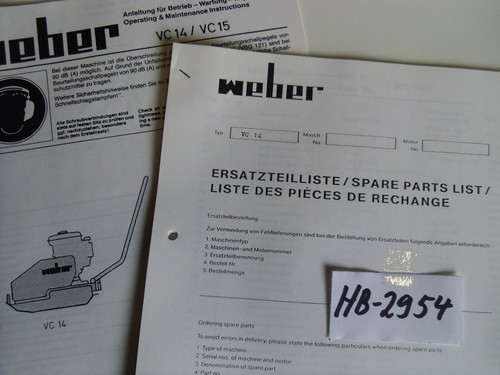 2954 ersatzteilliste u - hb-2954,