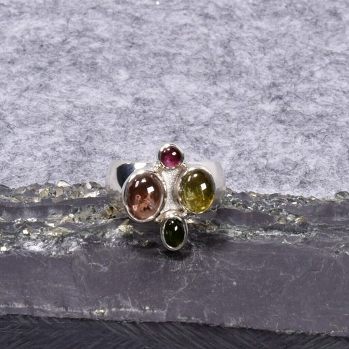 Turmalin ring 925er silber - ring,,