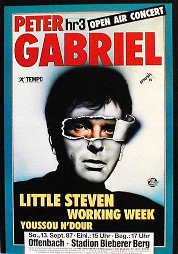 Peter gabriel konzertplakat - peter,