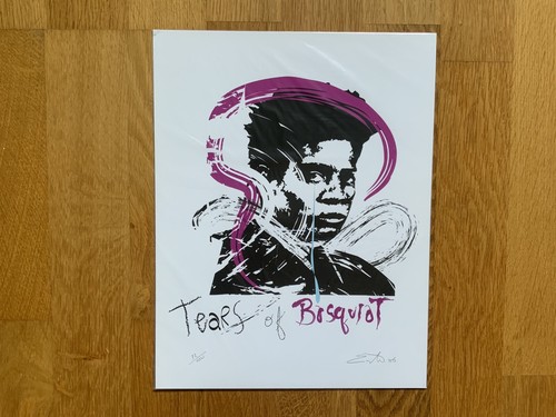Kunstdruck tears basquiat - kunstdruck,