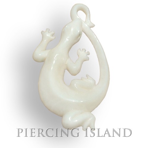Gecko amulett anhänger mit - gecko,