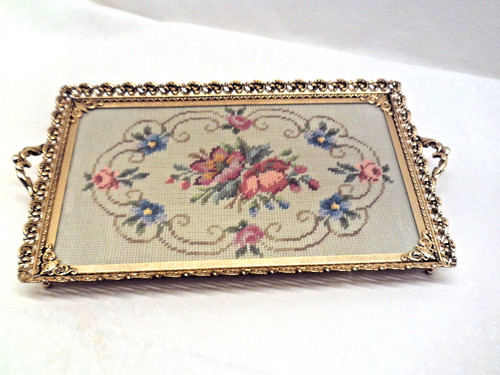 Serviertablett gobelin petit - serviertablett,
