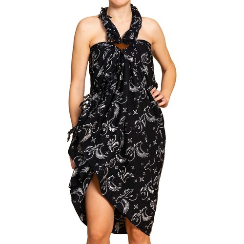 Panasiam sarong schwarz weiße - sarong, schwarz-weiße