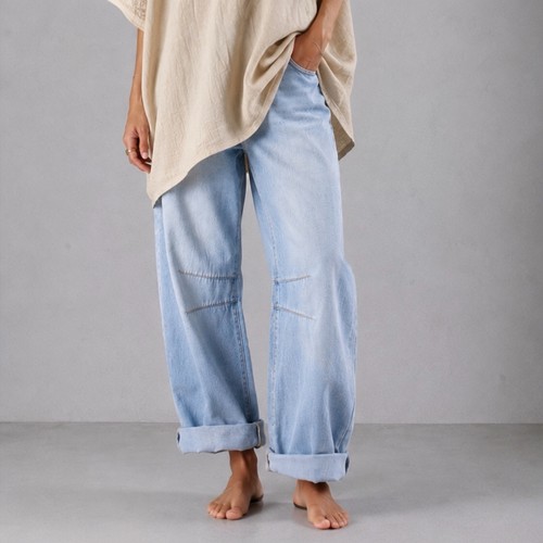 Damen barrel fit - fit, jeans