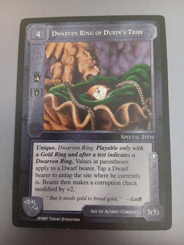 Dwarven ring durin tribe - ring, of