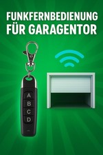 433 MHz 4-Kanal Fernbedienungs-Duplikator Garage/Tor + Batterie Auto KFZ Fixcode