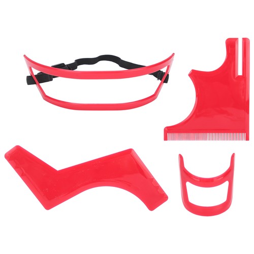 4pcs bart schablone - 4pcs,