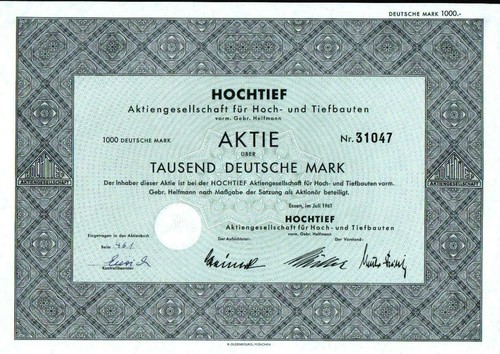Hochtief aktiengesellschaft - hochtief,