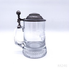 Vintage glass beer - mug,