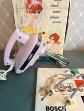 Handrührgerät Fix-Quirl Bosch Vintage Mixer rosa *Retro* Küche* funktioniert!