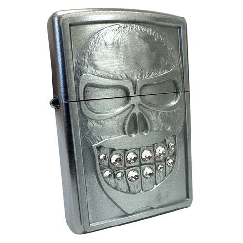 Zippo feuerzeug skull smile - zippo,