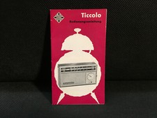 Original Bedienungsanleitung TELEFUNKEN Ticcolo