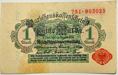 Deutsches reich mark 1914 - reich,