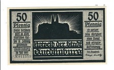 Notgeld - Quedlinburg - Heinrich der Vogler-Serie -50 Pfennig - 1921 - Bild 2