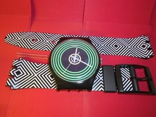 MAXI Swatch  - GREEN SPEED - MGB280 - Wanduhr / Wallclock mit 210 cm Grösse