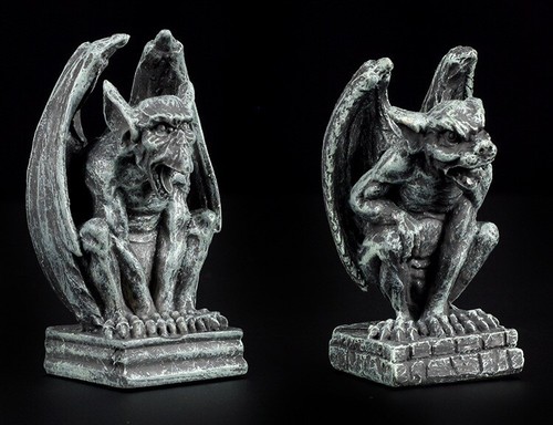 Mini gargoyle figuren 2er - mini,