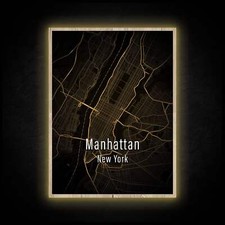 Led leuchtbild manhattan new - led,