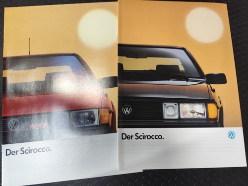Scirocco 16v prospekt - 2x, vw