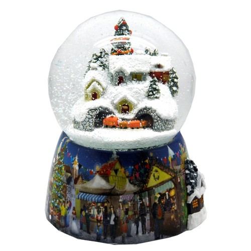 Nostalgie schneekugel mit - nostalgie-schneekugel,