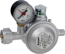 ROWI Gas Druckregler HDG 1 D Druckminderer Druck Regler für Heizöfen Kamin Ofen