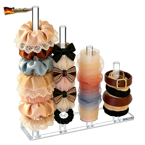 Acryl haargummi organizer - acryl,