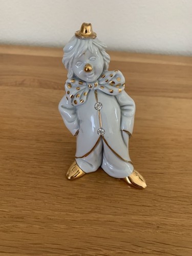 Clownfigur aus porzellan - clownfigur,