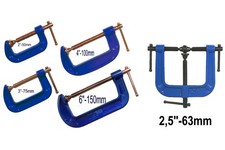 C Schraubzwinge Set Dreiwege Klemme Satz Klemmzwinge Schweißerzwinge 50-150 mm