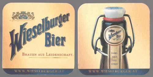 Alter bierdeckel wieselburg - alter,