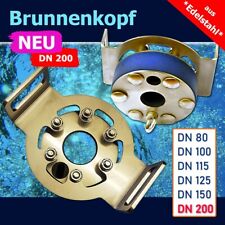 Brunnenkopf Abschluß Rohrdichtung Edelstahl DN80/100/115/125/150/200