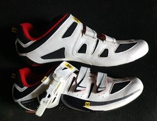 Mavic Rennradschuhe Gr. 46 29,5cm SPD-SL Look Keo Fahrradschuhe Weiß