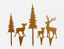 Edelrost Ministecker Hirsch Reh Tanne 5tlg.