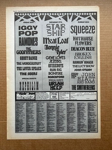 Reading festival 1988 - festival,