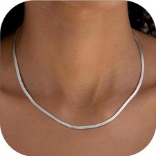 Damen Halskette Edelstahl