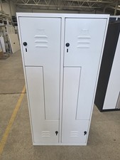 C+P Z-Spind Metallspind 4 Abteile 80cm breit weiß abschließbar