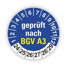 BGV A3 Prüfung BLAU Ø 20 I