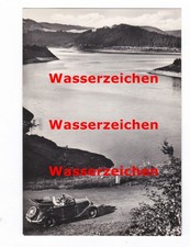 AK  Hohenwarte Saalfeld Blick auf den Stausee Mercedes Benz Cabriolet 170 V
