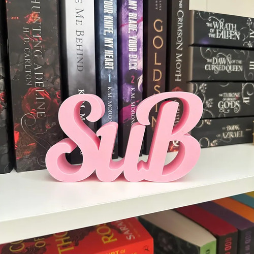 Sub schriftzug aus druck - sub,