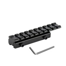 Schienenadapter 11mm zu 20mm Prismenschiene Weaver Picatinny Zielfernrohrmontage