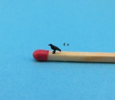 (1:160) Kolkrabe Rabe 4 Stk