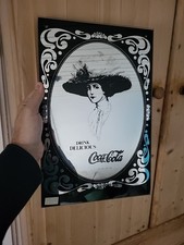 coca cola spiegel 24 x 37 cm