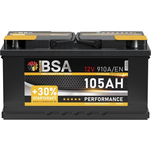 Autobatterie 105ah 12v bsa - autobatterie,