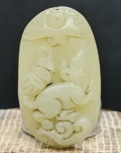 Altes jade amulett nephryt - jade,