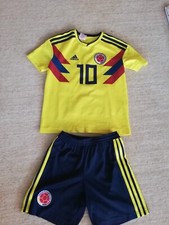 Kolumbien Trikot Set Adidas Home Größe 140 James Rodriguez Nummer 10
