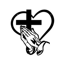 Kreuz-Wanddekoration, inspirierendes Ornament, Herz-Wandkunst, Eisenskulptur, Me