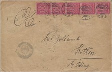 72+74 Dienstmarken 20+100 Mark