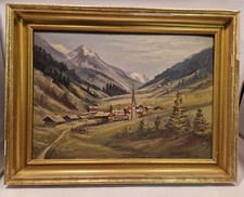 C24 ALTES GEMÄLDE LANDSCHAFT