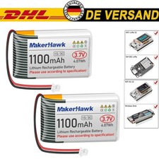 2 x 3,7 V 1100 mAh LiPo-Akku