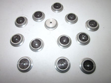 13x H0 Aluminium Scheibenrad mit LaufØ 11mm InnenØ 2mm / Breite 3mm
