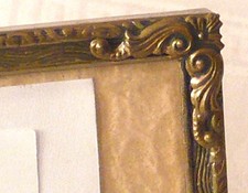 Bilderrahmen Jugendstil Bronze