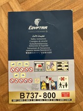 EgyptAir B737-800 Safety Card